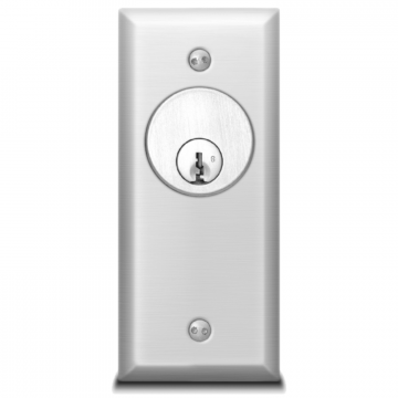 SDC 700 Series Narrow Mount Stainless Steel Key Switch